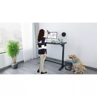 Delso WORKSTATION Elektrický výškovo nastaviteľný stôl čierny Delso WORKSTATION Elektrický výškovo nastaviteľný stôl čierny