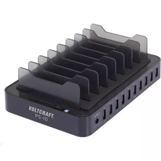 CONRAD USB nabíjacia stanica so stojanmi pre mobily a tablety VOLTCRAFT PS-10 10 x USB CONRAD USB nabíjacia stanica so stojanmi pre mobily a tablety VOLTCRAFT PS-10 10 x USB