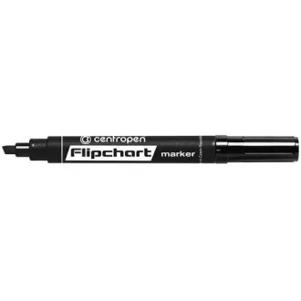 Značkovač Centropen 8560 na Flipchart čierny klinový hrot 1-4,6mm Značkovač Centropen 8560 na Flipchart čierny klinový hrot 1-4,6mm
