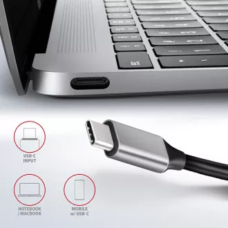 AXAGON HMC-6GL, USB 3.2 Gen 1 húb, porty 3x USB-A, HDMI, RJ-45 GLAN, PD 60W, kábel USB-C 20cm AXAGON HMC-6GL, USB 3.2 Gen 1 húb, porty 3x USB-A, HDMI, RJ-45 GLAN, PD 60W, kábel USB-C 20cm