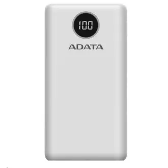 ADATA PowerBank P20000QCD - externá batéria pre mobil/tablet 20000mAh, 2, 1A, biela ADATA PowerBank P20000QCD - externá batéria pre mobil/tablet 20000mAh, 2, 1A, biela