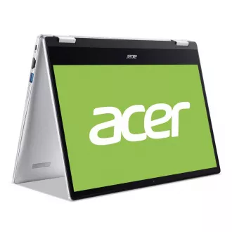 ACER NTB Chromebook Spin 14 (CP314-1HN-P06J)-Pentium®N6000, 14" IPS, 4GB, 128GB eMMC, UHD Graf., Chrome OS, Strieborná
