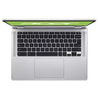 ACER NTB Chromebook Spin 14 (CP314-1HN-P06J)-Pentium®N6000, 14" IPS, 4GB, 128GB eMMC, UHD Graf., Chrome OS, Strieborná