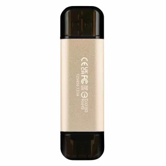 TRANSCEND Flash Disk 128GB JetFlash®930C, TLC, USB 3.2/USB Type C (R:420/W:400 MB/s) čierny
