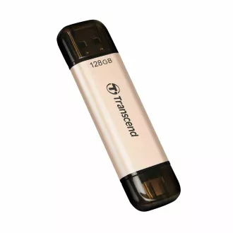TRANSCEND Flash Disk 128GB JetFlash®930C, TLC, USB 3.2/USB Type C (R:420/W:400 MB/s) čierny