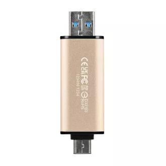 TRANSCEND Flash Disk 512GB JetFlash®930C, TLC, USB 3.2/USB Type C (R:420/W:400 MB/s) čierny