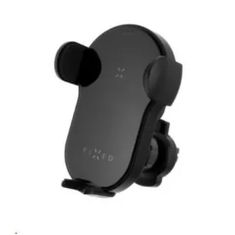 FIXED držiak do auta Matic s rýchlym bezdrôtovým nabíjaním, 15W, USB-C, čierna