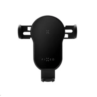 FIXED držiak do auta Matic s rýchlym bezdrôtovým nabíjaním, 15W, USB-C, čierna