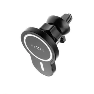 FIXED držiak do auta MagClick s bezdrôtovým nabíjaním, 15W, USB-C, čierna