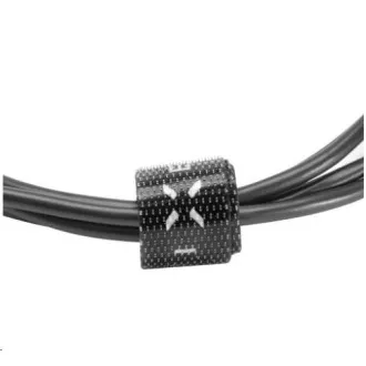 FIXED dátový a nabíjací kábel, USB-A -> USB-C, 20 W, dĺžka 2 m, čierna