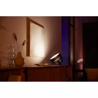 PHILIPS COL Iris Stolné svietidlo Hue White and color ambiance, čierna PHILIPS COL Iris Stolné svietidlo Hue White and color ambiance, čierna