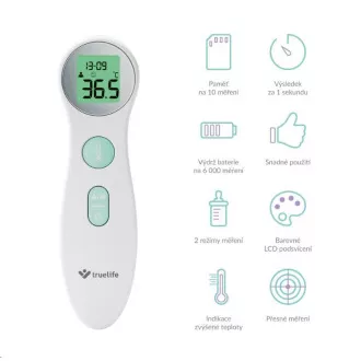 TrueLife Care Q6 - bezdotykový zdravotný teplomer
