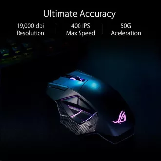 ASUS myš ROG SPATHA X (P707), bezdrôtová, čierna