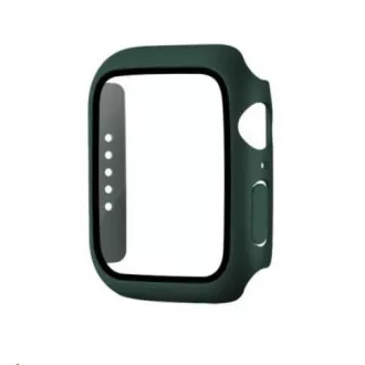 COTEetCI polykarbonátové púzdro s ochranou displeja pre Apple Watch 41 mm zelená