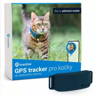 Tractive GPS CAT 4 LTE – sledovanie polohy a aktivity pre mačky – polnočná modrá Tractive GPS CAT 4 LTE – sledovanie polohy a aktivity pre mačky – polnočná modrá