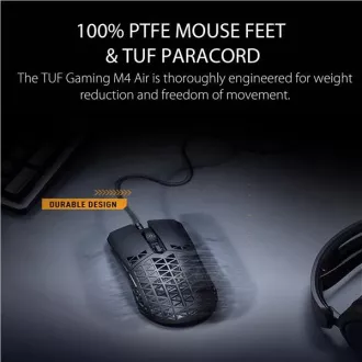 myš ASUS TUF GAMING M4 AIR (P307), USB, čierna