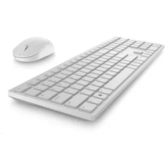 Dell Pre Wireless Keyboard and Mouse - KM5221W - US International (QWERTY) - White