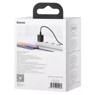 Baseus Super Si rýchlonabíjací adaptér IC 30W čierna