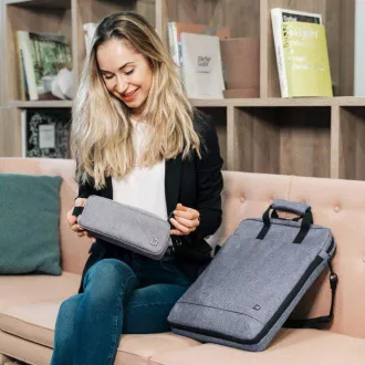 DICOTA Eco Accessories Pouch MOTION Light Grey