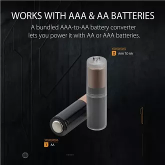 ASUS myš TUF GAMING M4 WL (P306), čierna