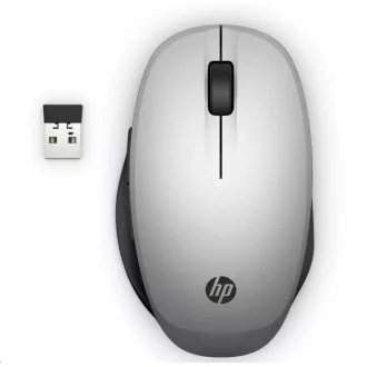 HP Dual Mode Silver Mouse 300 - bluetooth myš, pripojenie k dvom PC zároveň HP Dual Mode Silver Mouse 300 - bluetooth myš, pripojenie k dvom PC zároveň