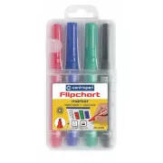 Značkovač Centropen 8560/4 na Flipchart 4 farby klinový hrot 1-4,6mm