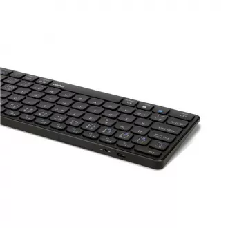 RAPOO klávesnica E9700M, bezdrôtová, CZ/SK, šedá
