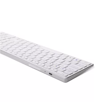 RAPOO klávesnica E9700M, bezdrôtová, CZ/SK, biela