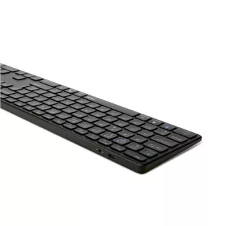 RAPOO klávesnica E9800M, bezdrôtová, CZ/SK, šedá