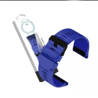 RhinoTech remienok pre Garmin QuickFit silikónový outdoor 22mm tmavomodrý