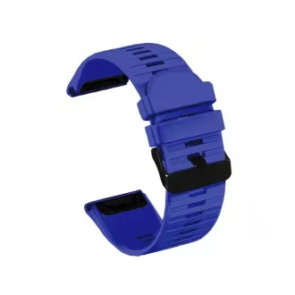 RhinoTech remienok pre Garmin QuickFit silikónový outdoor 22mm tmavomodrý