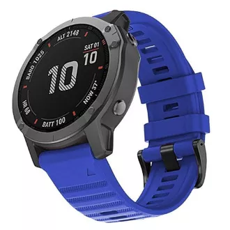 RhinoTech remienok pre Garmin QuickFit silikónový outdoor 22mm tmavomodrý