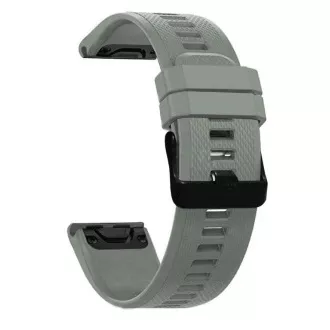 RhinoTech remienok pre Garmin QuickFit športový silikónový 22mm šedý