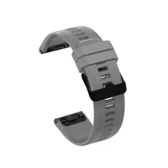 RhinoTech remienok pre Garmin QuickFit športový silikónový 26mm šedý