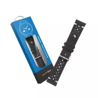 RhinoTech univerzálny remienok Genuine Leather Quick Release 18mm čierny