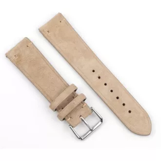 RhinoTech univerzálny remienok Genuine Suede Leather Quick Release 22mm béžový RhinoTech univerzálny remienok Genuine Suede Leather Quick Release 22mm béžový