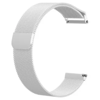 RhinoTech univerzálny remienok milánsky ťah Quick Release 22mm strieborný