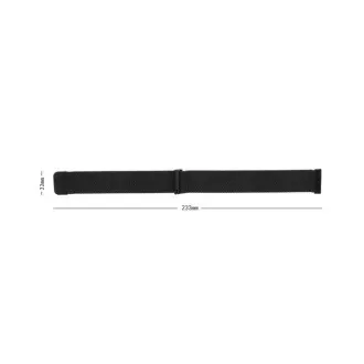 RhinoTech univerzálny remienok milánsky ťah Quick Release 22mm strieborný