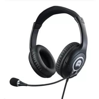 ACER Over-the-Ear Headset (OV-T690) -20Hz-20kHz, 94 dB/mW, kábel 2.4 m, Čierno-šedé ACER Over-the-Ear Headset (OV-T690) -20Hz-20kHz, 94 dB/mW, kábel 2.4 m, Čierno-šedé