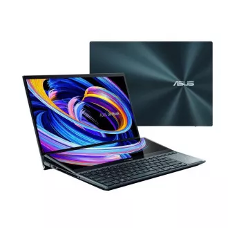 ASUS NTB ZenBook Pro Duo OLED UX582HM-OLED032W-Core™ i7, 16GB DDR4, 1024GB SSD, RTX™ 3060, Windows11H, Modrá
