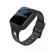CARNEO detské GPS hodinky GuardKid+ 4G Platinum black