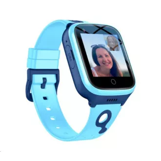 CARNEO detské GPS hodinky GuardKid+ 4G Platinum blue