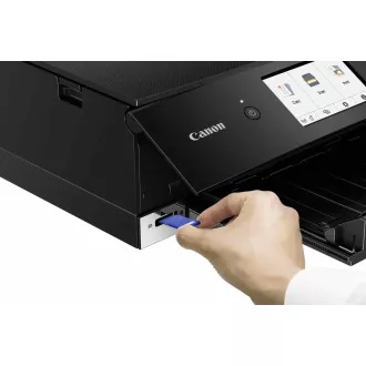 Canon PIXMA Tlačiareň TS8350A black - farebná, MF (tlač, kopírka, sken, cloud), duplex, USB, Wi-Fi, Bluetooth