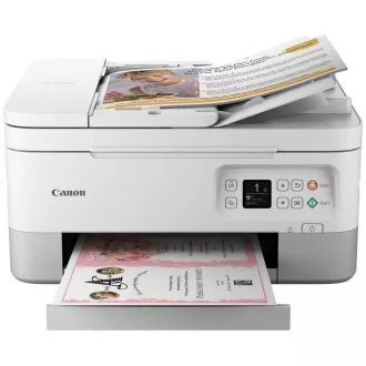 Canon PIXMA Tlačiareň TS7451A white - farebná, MF (tlač, kopírka, sken, cloud), duplex, USB, Wi-Fi, Bluetooth