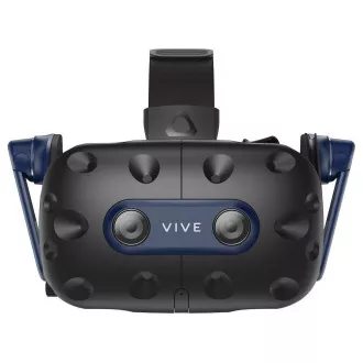 HTC Vive Pro 2 HMD okuliare pre virtuálnu realitu, 2x 2448x2448px 5K rozlíšenie, 120Hz, FOV 120 °, čierna / modrá