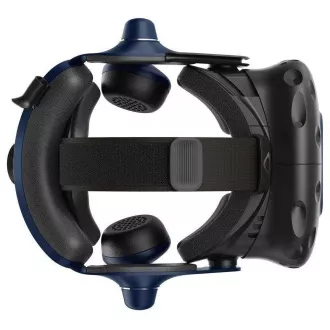 HTC Vive Pro 2 HMD okuliare pre virtuálnu realitu, 2x 2448x2448px 5K rozlíšenie, 120Hz, FOV 120 °, čierna / modrá