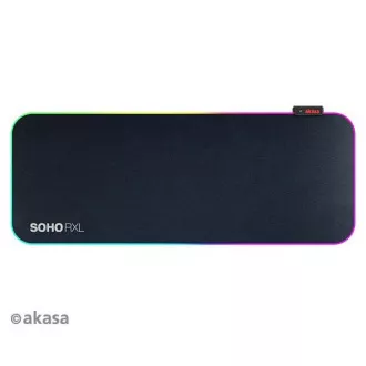 AKASA podložka pod myš SOHO RXL, RGB gaming myš pad, 78x30cm, 4mm thick