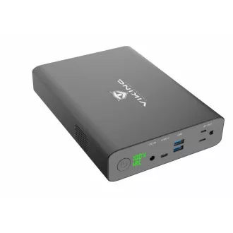 Viking powerbanka NF130W s výstupom 220 V, 64000 mAh, čierna