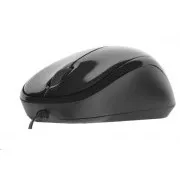 Targus Compact Blue Trace Retractable Wired Mouse Black