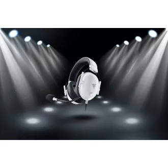 RAZER slúchadlá Blackshark V2 X, 3.5mm, biela
